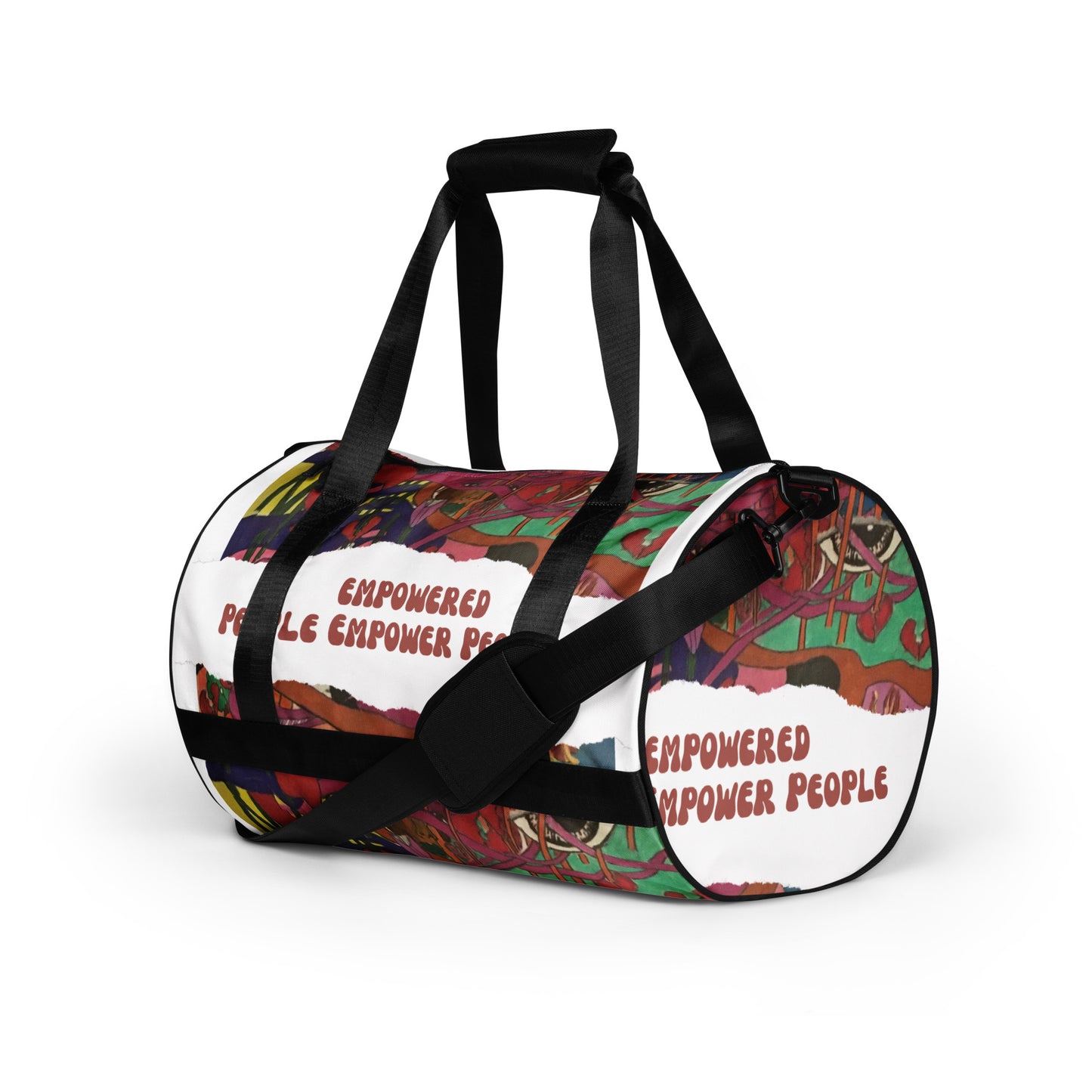 All-over print gym bag