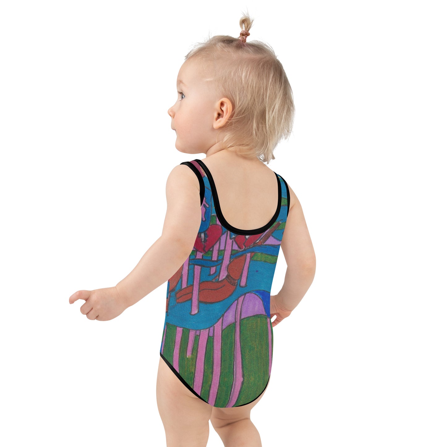 All-Over Print Kids Swimsuit