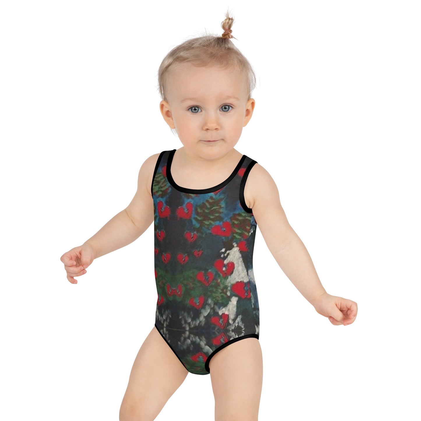 All-Over Print Kids Swimsuit