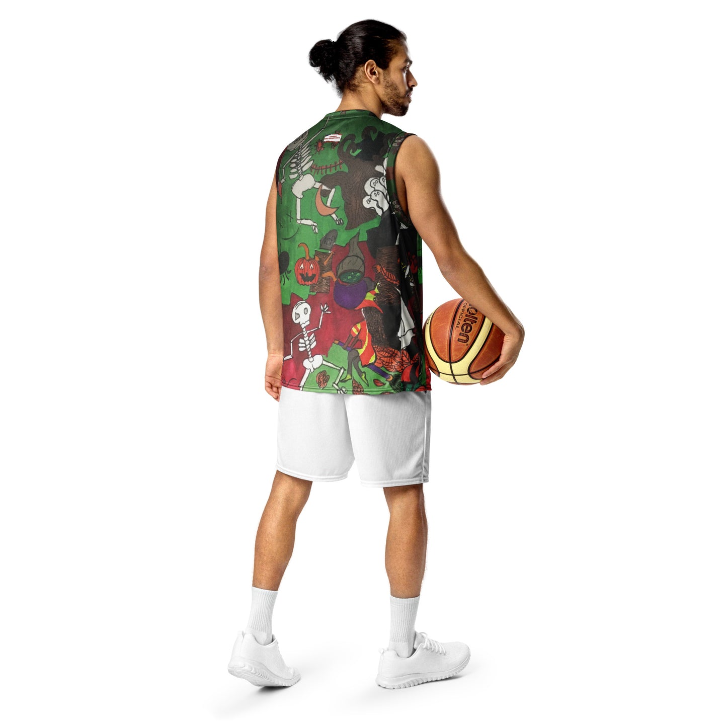 Recycled unisex basketball jersey