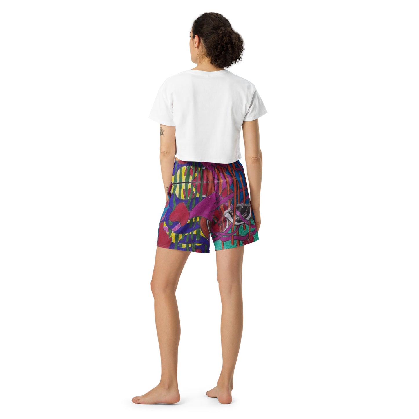 All-Over Print Unisex Athletic Long Shorts