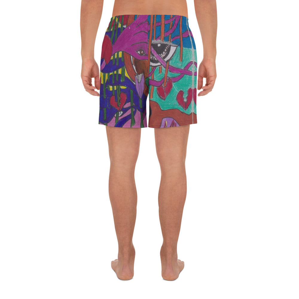 All-Over Print Unisex Athletic Long Shorts