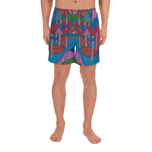 All-Over Print Unisex Athletic Long Shorts