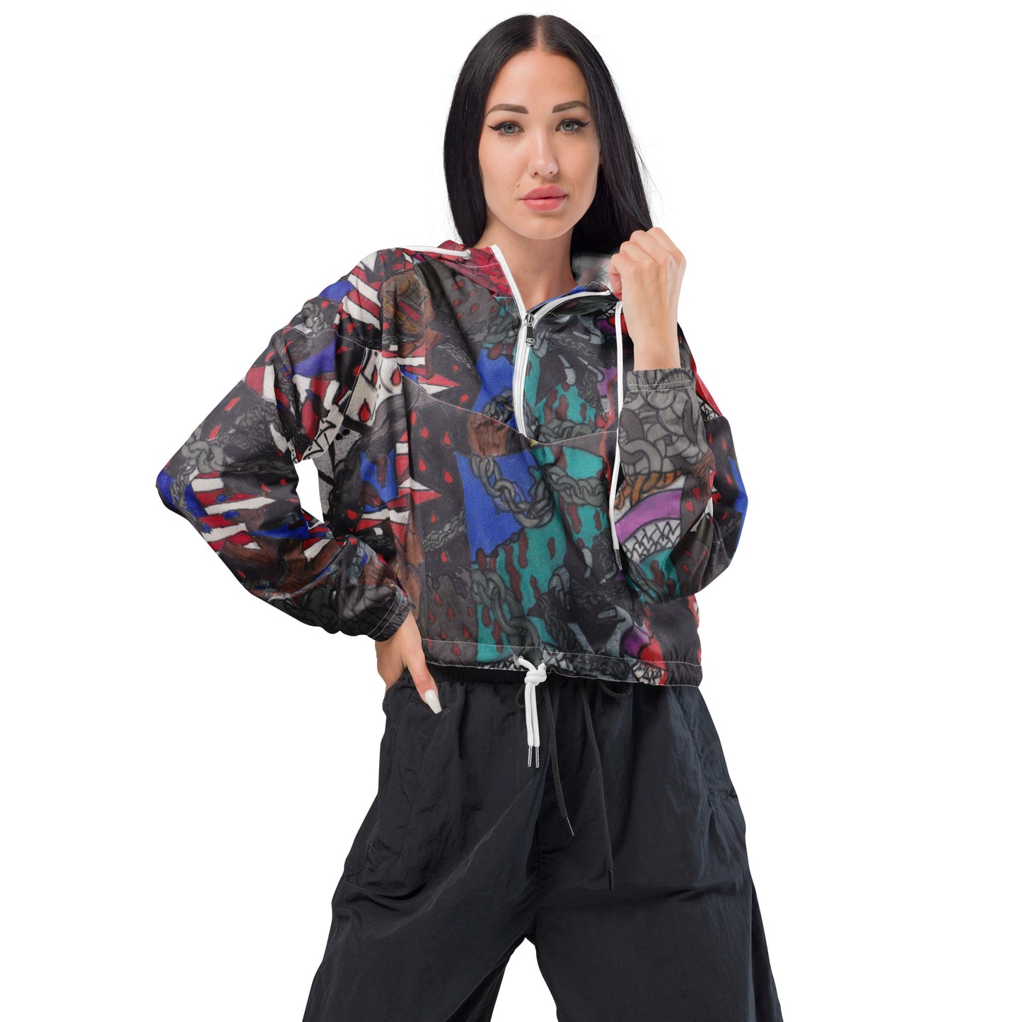 Women’s cropped windbreaker