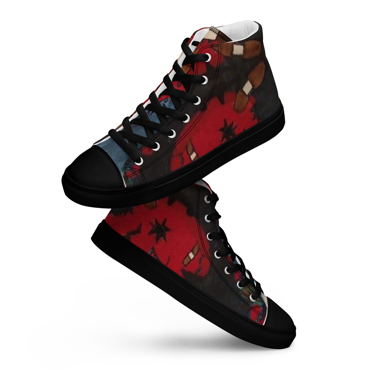 Men’s high top canvas shoes